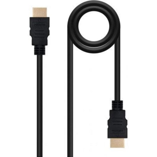 Cable HDMI Nanocable 10.15.1707 1.4 Macho-Macho 7m 24K Oro 4K 3D Negro