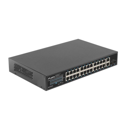 Switch Lanberg RSGE-24P-2GE-2S-250 24 Puertos RJ-45 PoE No administrable Montaje en rack