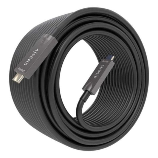 Cabo USB-C AISENS AOC A157-0883 15m 10Gbps 4K@60Hz 3A 60W Preto