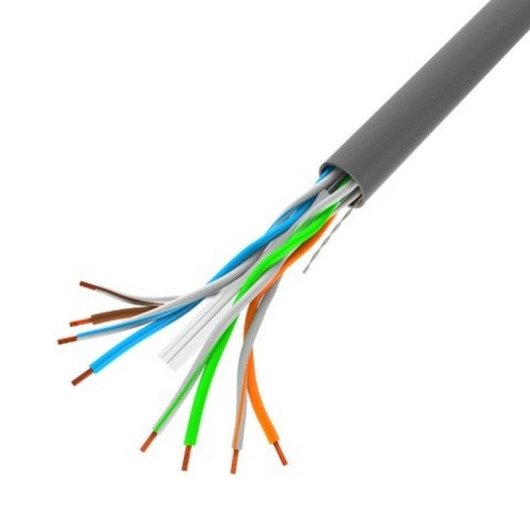 Câble réseau Lanberg LCF6-11CU-0305-S Cat6 305m UTP Cuivre Gris CPR Fluke