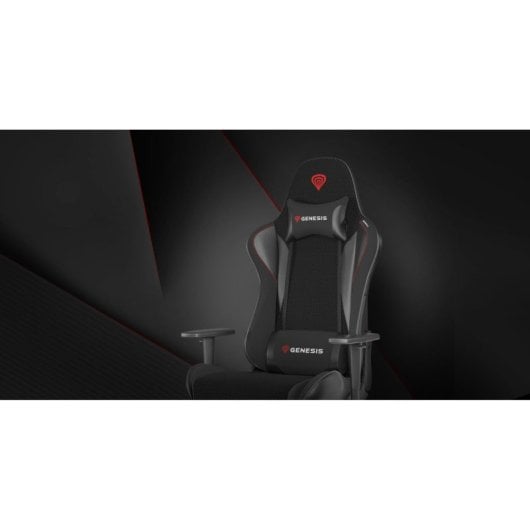 Silla Gaming Genesis Nitro 440 G2 SensiMesh CareGlide Reposabrazos 1D 120kg Negra