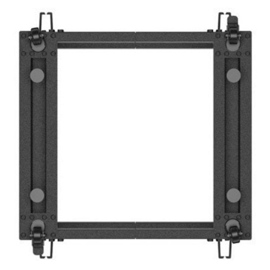 Rack independiente Lanberg OR01-6109-B 9U 600kg rieles ruedas negro 21kg