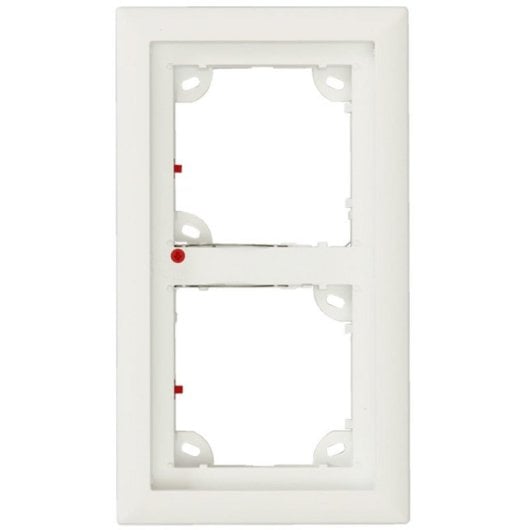 Mobotix MX-OPT-FRAME-2-EXT-SV Cadre Extérieur Argenté 131mm x 233mm x 18mm