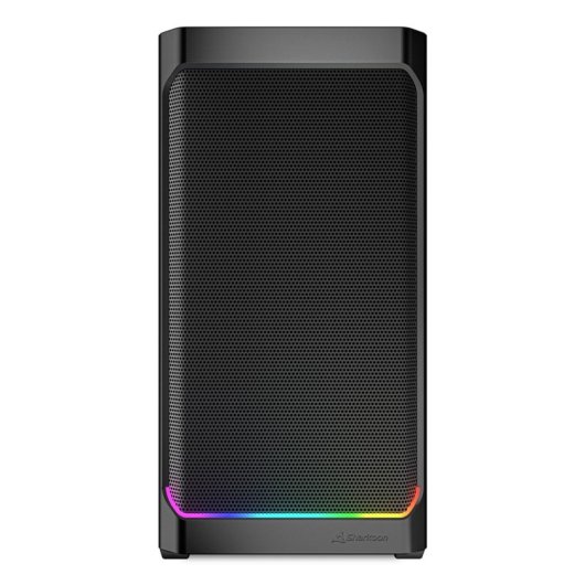 Caja PC Sharkoon MK4W RGB Strip Micro-ATX/Mini-ITX RGB Vidrio Templado Negro