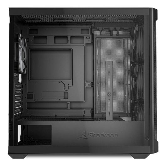 Caja PC Sharkoon MK4W RGB Strip Micro-ATX/Mini-ITX RGB Vidrio Templado Negro
