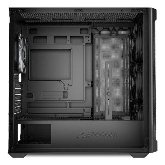 Caja PC Sharkoon MK4W RGB Strip Micro-ATX/Mini-ITX RGB Vidrio Templado Negro