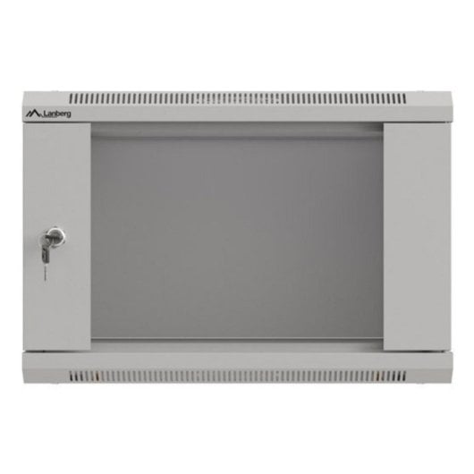 Bastidor de pared Lanberg WF03-5306-10S 6U 60kg Bloqueo teclado Rieles rack Gris