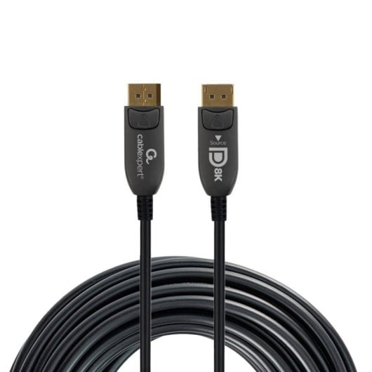 Cable DisplayPort Gembird CC-DP8K-AOC-5M 5m Fibra Óptica 8K 60Hz Chapado en Oro