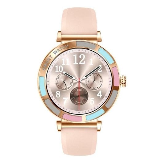 Trevi T-FIT 245 L Bluetooth 41mm IPS Rose Étanche IP67 Pulsomètre Tensiomètre