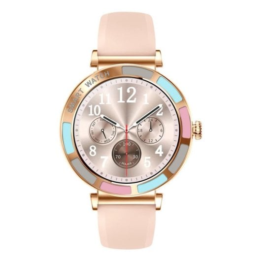 Trevi T-FIT 245 L Bluetooth 41mm IPS Rose Étanche IP67 Pulsomètre Tensiomètre