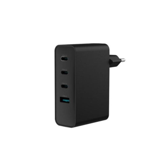 NATEC NUC-2234 Ladegerät Innen 20 V Schwarz mit 3 USB Typ-C schnellen Ladeanschlüssen