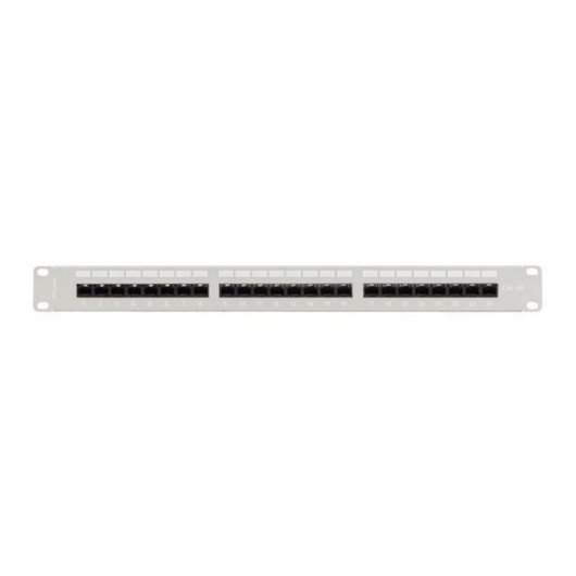 Panel de parcheo Lanberg PPUA-1124-S Cat6a 24 puertos 1U acero gris 0,2dB
