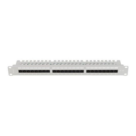 Panel de parcheo Lanberg PPUA-1124-S Cat6a 24 puertos 1U acero gris 0,2dB