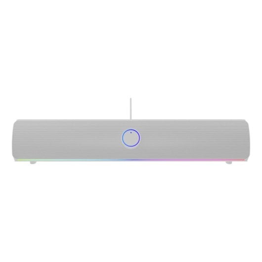 Altavoces Genesis Barra de Sonido 2.0 inalámbricos/alámbricos 10W RGB Blanco