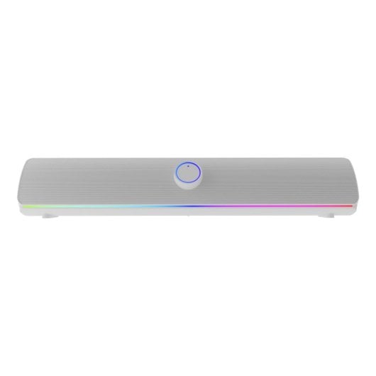 Altavoces Genesis Barra de Sonido 2.0 inalámbricos/alámbricos 10W RGB Blanco