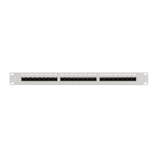 Patch Panel Lanberg PPU6-1124-S Cat6 1U Cinza Aço 0,2 dB Patch Panel Lanberg PPU6-1124-S Cat6 1U Cinza Aço 0,2 dB