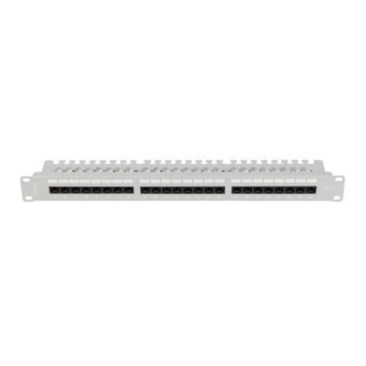 Patch Panel Lanberg PPU6-1124-S Cat6 1U Cinza Aço 0,2 dB Patch Panel Lanberg PPU6-1124-S Cat6 1U Cinza Aço 0,2 dB