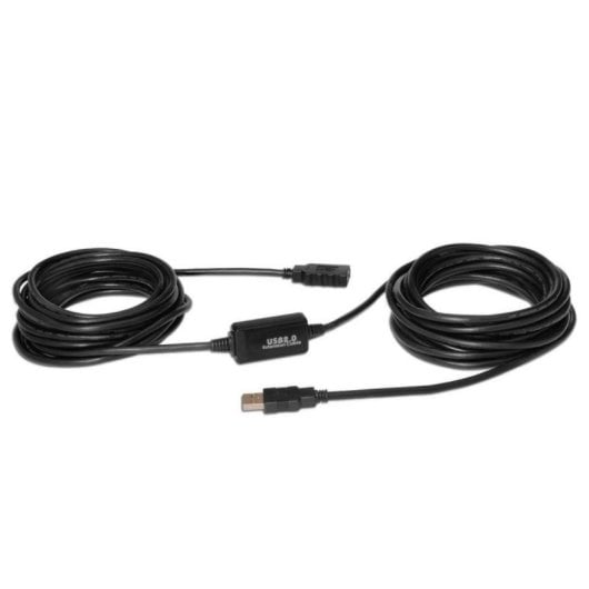 Cavo Prolunga USB 2.0 Aisens A101-0020 Amplificatore Segnale 15m Nero