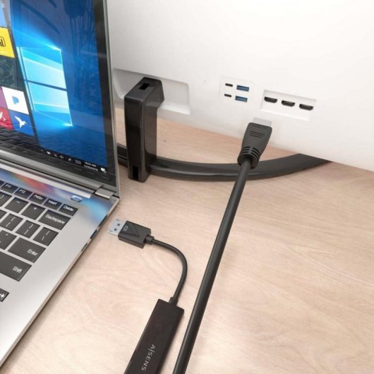Cable conversor DisplayPort Aisens A125-0896 5m 4K@60Hz HDMI Macho Premium Unidireccional Negro