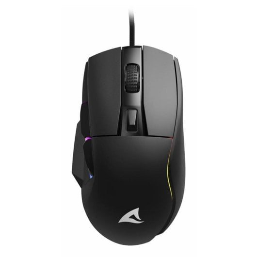 Souris Sharkoon SGM35 filaire 6400 DPI RGB ergonomique droite