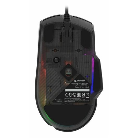 Souris Sharkoon SGM35 filaire 6400 DPI RGB ergonomique droite