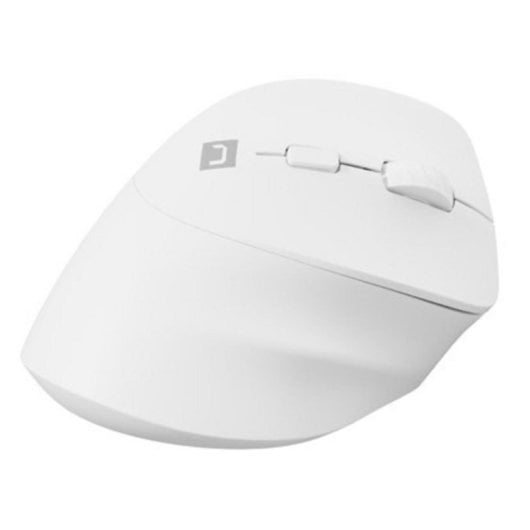 Ratón Natec inalámbrico vertical 2400 DPI RF Wireless + Bluetooth blanco