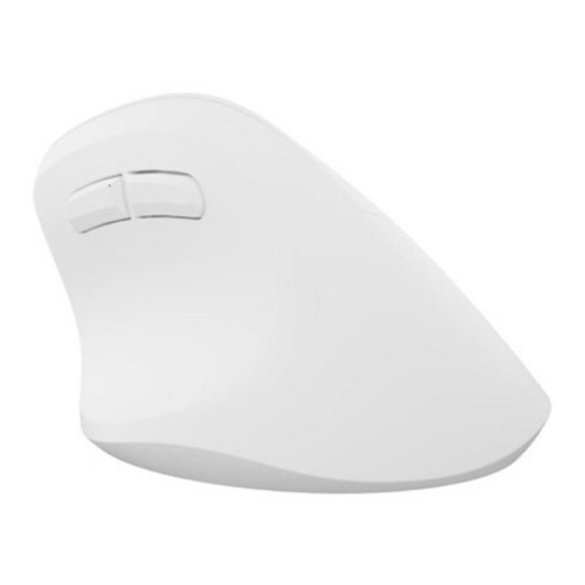 Ratón Natec inalámbrico vertical 2400 DPI RF Wireless + Bluetooth blanco