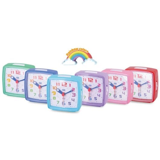 Reloj despertador analógico Trevi SL 3047 Plaza Colores surtidos Silencioso Batería AA