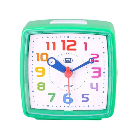 Reloj despertador analógico Trevi SL 3047 Plaza Colores surtidos Silencioso Batería AA