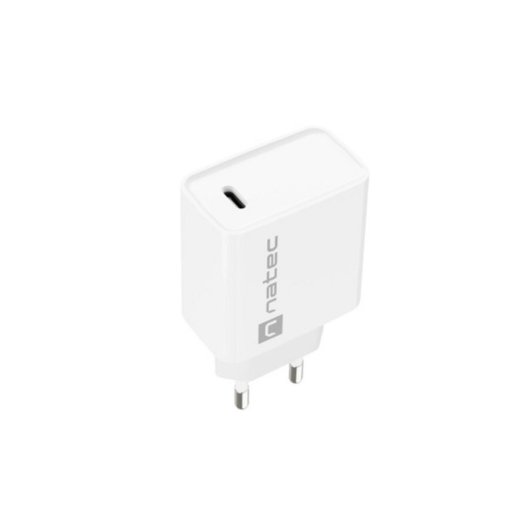 Fuente de Alimentación NATEC 12V Universal Interior Carga Rápida Blanco