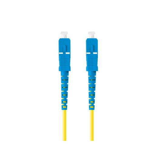 Cable de fibra óptica Lanberg FO-SUSU-SS11-0100-YE 10m G.657.A1 SC-SC monomodo amarillo