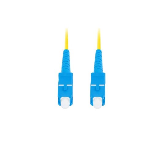 Cable de fibra óptica Lanberg FO-SUSU-SS11-0100-YE 10m G.657.A1 SC-SC monomodo amarillo