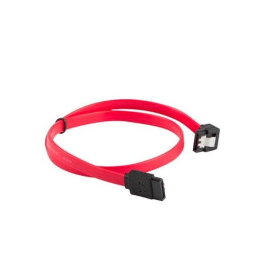 Cable Lanberg CA-SASA-13CU-0050-R 0,5m SATA III 7-pin Hembra/Hembra Rojo