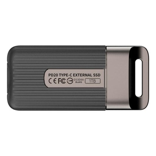 Disco Duro Team Group 4TB SSD USB 3.2 Gen 2x2 Tipo C 2000MB/s PD20 Mini Antracita