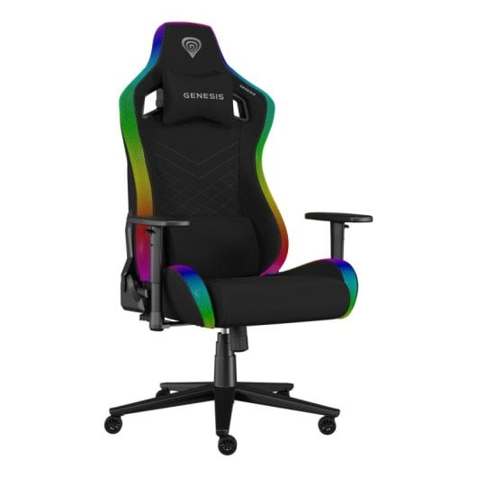 Cadeira Gamer Genesis Trit 660 RGB, 150 kg, Ergonomia, Metal, Apoios de Braços 2D, Retroiluminação