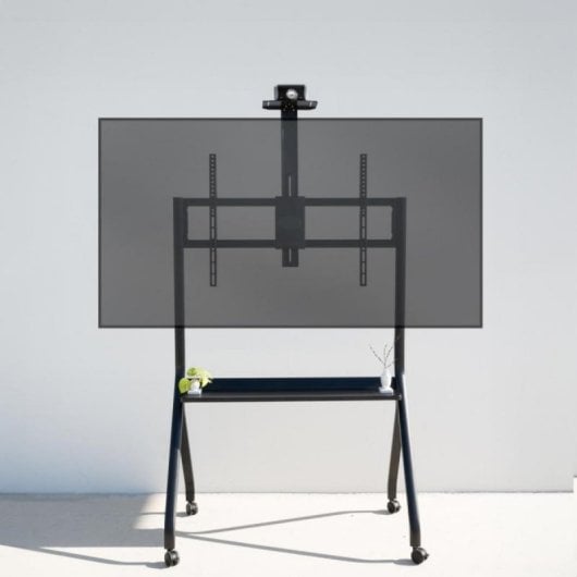 Soporte de Suelo TooQ FS20208M-B 55-100" Acero Ruedas Bloqueo VESA 200x200~900x600 120kg Negro