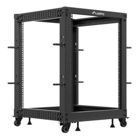 Rack Lanberg OR01-6115-B 15U 600 kg Rieles e Ruote Nero Rack