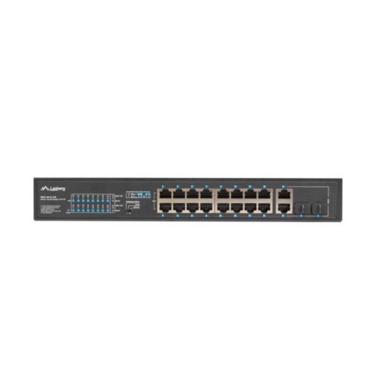 Switch Lanberg RSFE-16P-2C-250 18 Puertos 10/100/1000 PoE Rack 1U No Administrado