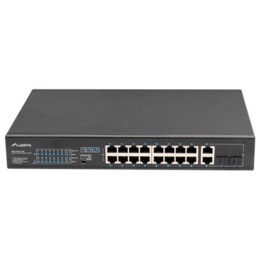Switch Lanberg RSFE-16P-2C-150 18 Puertos PoE+ 1U No Administrado