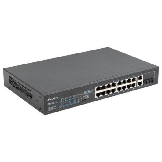 Switch Lanberg RSFE-16P-2C-150 18 Puertos PoE+ 1U No Administrado