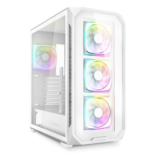 Boîtier Sharkoon AK5G RGB Midi Tower Verre Temperé 4 Ventilateurs RGB Blanc
