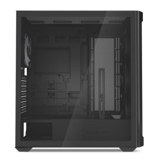 PC-Gehäuse Sharkoon AK4W RGB Strip Midi Tower Schwarz ATX RGB PC-Gehäuse