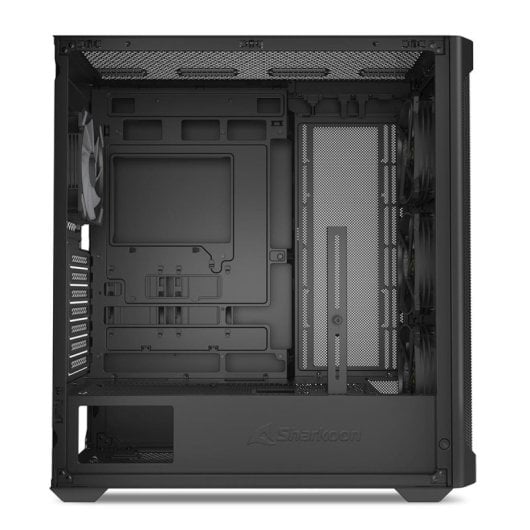 PC-Gehäuse Sharkoon AK4W RGB Strip Midi Tower Schwarz ATX RGB PC-Gehäuse