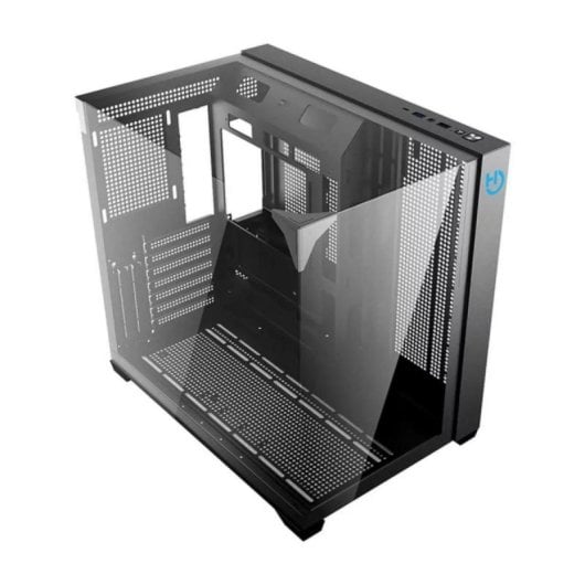 Gabinete Hiditec SKY Cristal Templado Triple 7 Ventiladores RGB Argb Gabinete