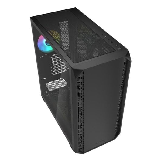 PC-Gehäuse Sharkoon AK2 RGB Midi Tower Schwarz ATX Micro-ATX Mini-ITX