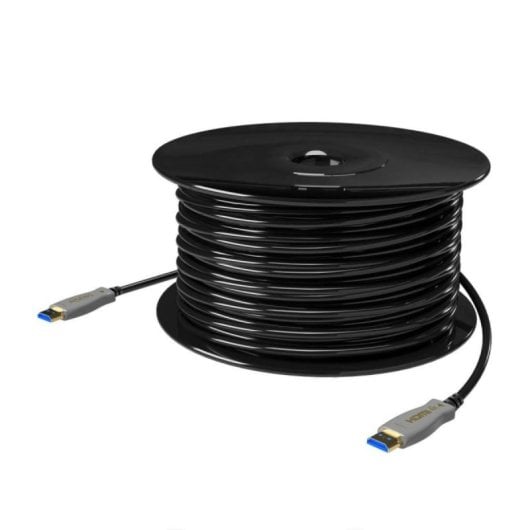 HDMI-Kabel AISENS A148-0697 70m 4K@60Hz 18Gbps Fiber Optic AOC Schwarz HDMI-Kabel AISENS A148-0697 70m 4K@60Hz 18Gbps Fiber Optic AOC Schwarz