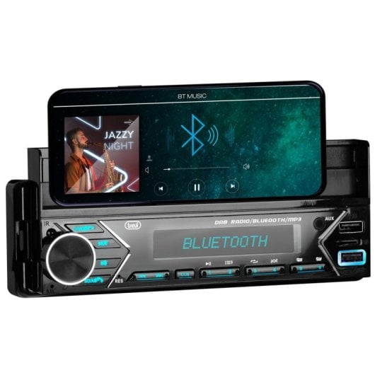 Autoradio Trevi SCD 5753 DAB Schwarz 1 DIN 160 W 4.0 Kanäle USB A Front Autoradio Trevi SCD 5753 DAB Schwarz 1 DIN 160 W 4.0 Kanäle USB A Front