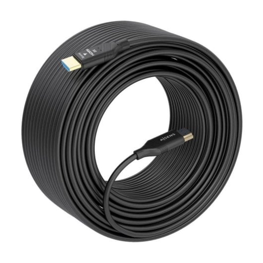 Cable HDMI Aisens A153-0937 8K 60Hz 30m Fibra Óptica+Cobre eARC HDR 48Gbps Negro