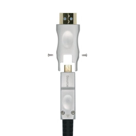 Cable HDMI AISENS A148-0510 2.0 AOC 15m Desmontable 4K@60Hz Fibra Óptica Cobre Negro
