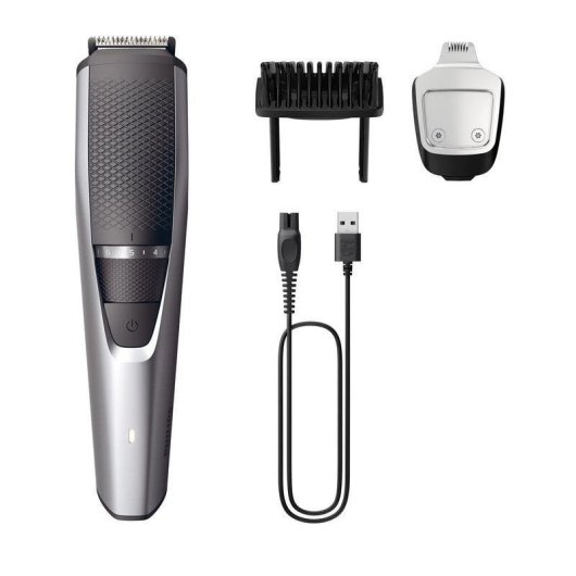 Regolabarba Viso Philips BEARDTRIMMER Series 3000 BT3239/15 Senza Filo 90min 20 Impostazioni 2 Pettini Ricarica Rapida